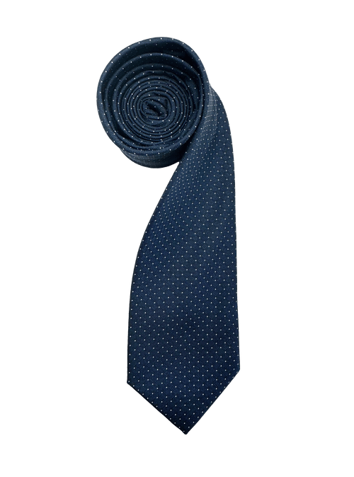 Navy Dotted Tie