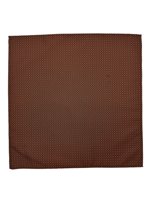 Amber Dotted Pocket Square