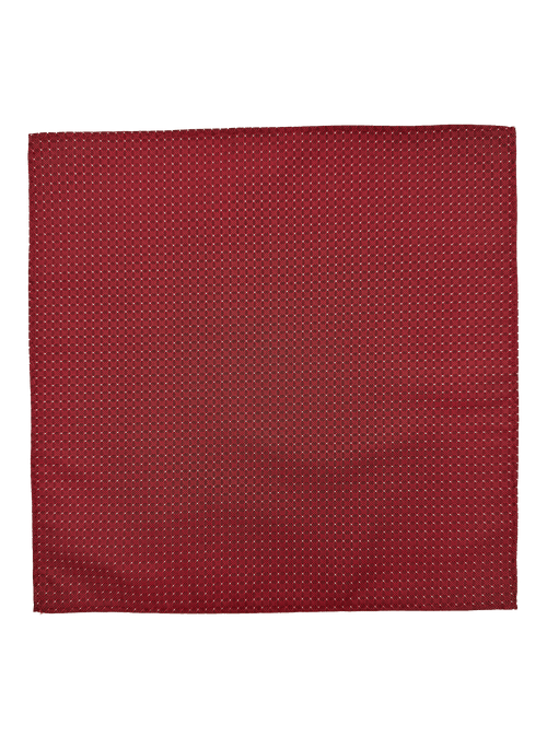 Red Dotted Pocket Square
